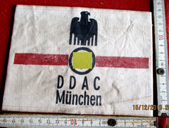 Armbinde DDAC / ADAC München mit Hoheitsadler – Leiter Organisation & Veranstaltung | Original