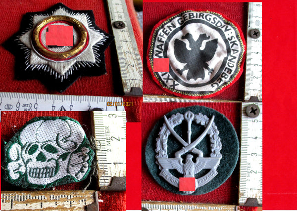 01 Stoff Abzeichen / Orden
