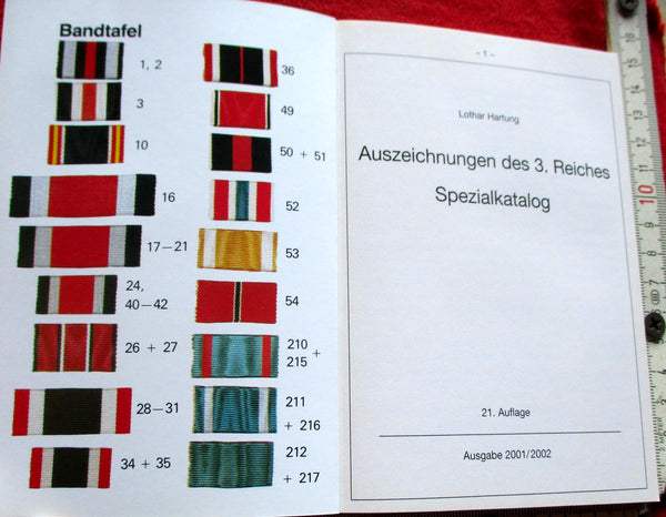 Katalog Orden Wehrmacht mit Preisen Fotos in D-Mark