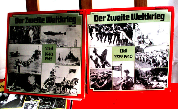 Wehrmacht Der Zweite Weltkrieg 2 Stück 1939 - 1945 Schallplatte Vinyl-LP
