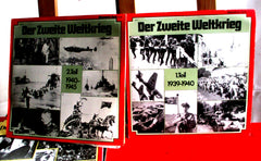 Wehrmacht Der Zweite Weltkrieg 2 Stück 1939 - 1945 Schallplatte Vinyl-LP