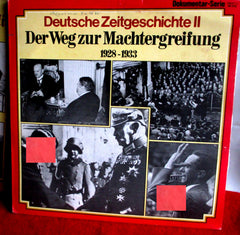 2 Stück Schallplatte / Vinyl Deutsche Zeitgeschichte 1904 - 1933 I+II