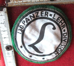 SS 130.Panzer-Lehr-Division Stoff Abzeichen