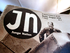 Propaganda NSDAP Fotos HJ Zeitschrift Junge Nation August 1935 überreich bebildert 32 Seiten