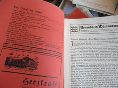 Württemberg Monatsschrift im Dienste von Volk und Heimat Fotos Ausgabe 1930