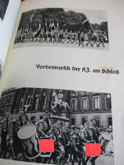 Propaganda NSDAP Fotos Niedersachsen marschieren Niedersachsentag 23. und 24.06.1934 - Broschierte Ausgabe aus dem Jahr 1934