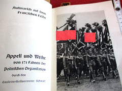Propaganda NSDAP Fotos Niedersachsen marschieren Niedersachsentag 23. und 24.06.1934 - Broschierte Ausgabe aus dem Jahr 1934