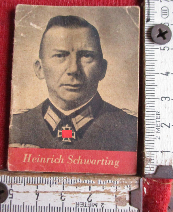 Heinrich Schwarting WHW Sammelheft Ritterkreuz Träger der Wehrmacht Original !! mit Texten und Fotos zu Ritterkreuzträgern