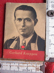 Gerhard Koeppen WHW Sammelheft Ritterkreuz Träger der Wehrmacht Original !! mit Texten und Fotos zu Ritterkreuzträgern