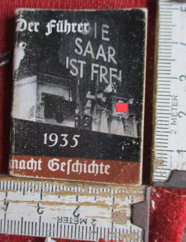 Hitler 1935 die Saar ist frei der Führer macht Geschichte WHW Sammelheft siehe Scan