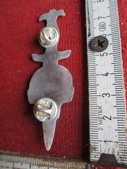 SS Dolch Totenkopf Miniatur Sammlerkreation an 2 Stiften aus Zink