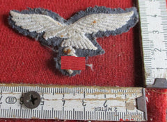 Luftwaffe Uniform Stoff Abzeichen gestickt Adler im Flug