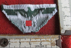 Wehrmacht Infanterie Uniform Reichsadler aus Stoff gestickt mit HK