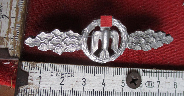 Luftwaffe Spange Frontflugspange für Kampfflieger in Silber