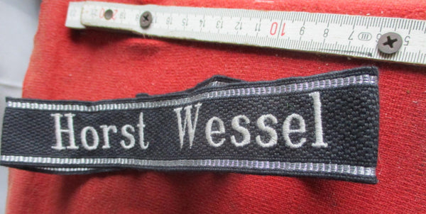 SS-Division Horst Wessel Traditions-Ärmelband Länge ca 40 cm