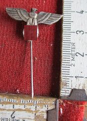 Anstecknadel ORDEN Wehrmacht für Zivilanzug mit HK aus einem alten Händlerbestand
