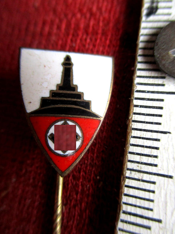 Anstecknadel ORDEN Reservisten emailliert Freikorps schwarz weiß rot Kyffhäuserbund mit HK aus einem alten Händlerbestand