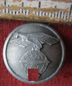 Badge Pin Zeppelin Crew World Tour - Original with Swastika, on pin | Militaria Hoya