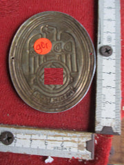 DDAC Plakette für treue Dienste mit HK 3-farbig Der Deutsche Automobil Club Kühlerplakette FÜR TREUE DIENSTE