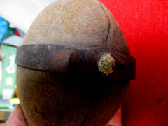 Wehrmacht Waffen-SS Feldflasche M31, mit Beriemung, Verschluß und Filzüberzug,