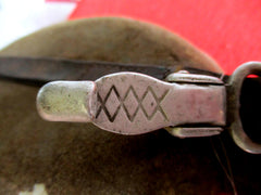 Wehrmacht Waffen-SS Feldflasche M31, mit Beriemung, Verschluß und Filzüberzug,