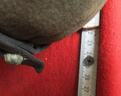 Wehrmacht Waffen-SS Feldflasche M31, mit Beriemung, Verschluß und Filzüberzug,