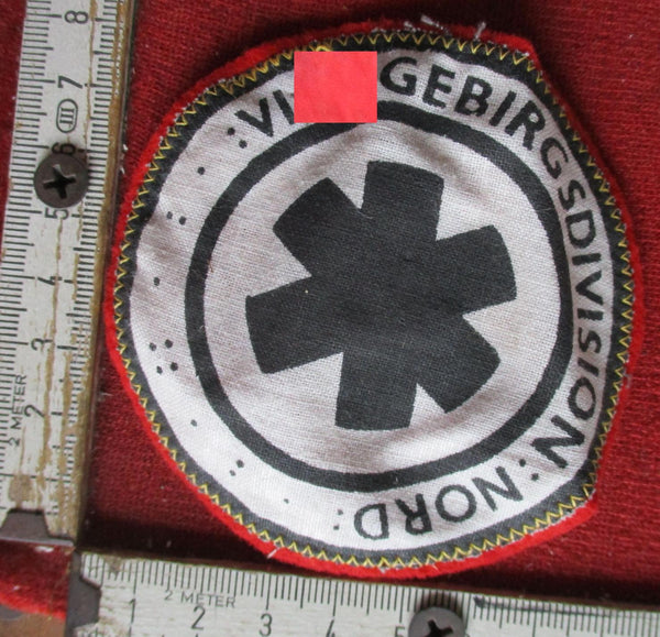 6. SS-Gebirgs-Division „Nord“ Stoff Abzeichen