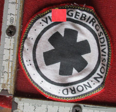 6. SS-Gebirgs-Division „Nord“ Stoff Abzeichen