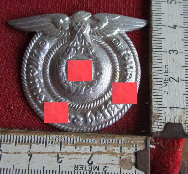 SS belt buckle "My honor is loyalty" with swastika – field belt, reproduction (?)