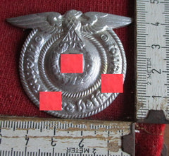 Boucle de ceinture SS "Meine Ehre heißt Treue" avec croix gammée – Ceinturon de campagne, reproduction (?)
