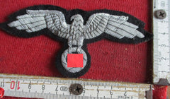 Uniform gestickter Adler mit Hakenkreuz ca 11x 6 cm HK Wehrmacht  NSFK