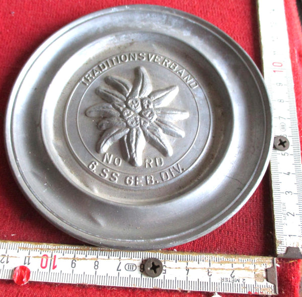 SS 6. Gebirgsdivision NORD kleiner Wandteller Traditionsverband Reservisten