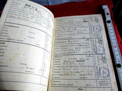 Ahnenpaß Deutsches Reich SS ?? Ahnen Arier Carl Frees ausgefüllt mit HK aus einem alten Händlerbestand