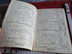 Ahnenpaß Deutsches Reich SS ?? Ahnen Arier Carl Frees ausgefüllt mit HK aus einem alten Händlerbestand