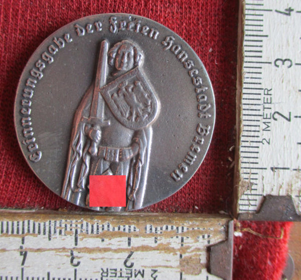 Bremen Medaille HB Roland Erinnerungsgabe der Freien Hansestadt Bremen