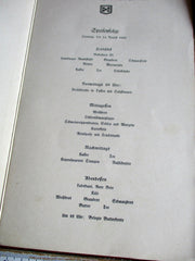 Marine HAPAG KdF Schiff Oceana 2 Menu-Karten Speisekarte + Veranstaltungen 1938 mit HK aus einem alten Händlerbestand