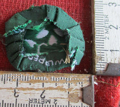 SS Totenkopf Abzeichen auf grünem Baumwollstoff Infanterie Grenadiere