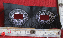 1x SS Sport Hemd Abzeichen aus Stoff mit HK Maschinenstickerei auf einem Seiden Hintergrund aus einem alten Händlerbestand