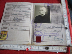 Kennkarte Ausweis Deutsches Reich mit Bild & Stempel HK aus einem alten Händlerbestand