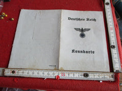 Kennkarte Ausweis Deutsches Reich mit Bild & Stempel HK aus einem alten Händlerbestand