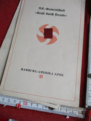 Marine HAPAG KdF Schiff Oceana Tagesprogramm + Speisekarte Menukarte mit HK aus einem alten Händlerbestand