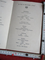 Marine HAPAG KdF Schiff Oceana Tagesprogramm + Speisekarte Menukarte mit HK aus einem alten Händlerbestand