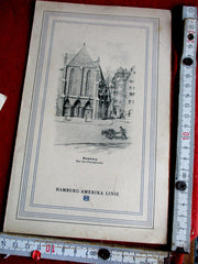 Marine HAPAG KdF Schiff Oceana Tagesprogramm + Speisekarte Menukarte mit HK aus einem alten Händlerbestand