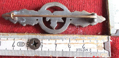 Luftwaffe Frontflugspange für Transport-und Luftlandeflieger in Bronze mit HK guter Zustand Orden
