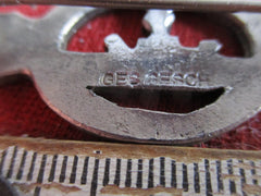 Marine Kriegsmaine U-Bootfrontspange in Bronze mit HK Orden Spange