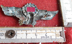 Eisenbahn Deutsche Reichsbahn Spange DAF mit HK rückseitig Splinte zum befestigen Orden Abzeichen