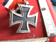 ORIGINAL Wehrmacht EK 2 am Band eiserne Kreuz 2. Klasse mit HK 1939 2. WK
