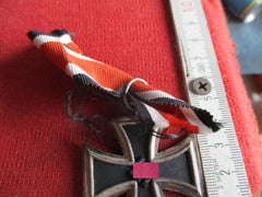 ORIGINAL Wehrmacht EK 2 am Band eiserne Kreuz 2. Klasse mit HK 1939 2. WK