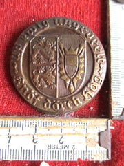 Gau Schleswig Holstein Abzeichen 1935 Knöf dürch hög an Nadel