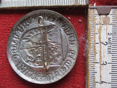 Gau Schleswig Holstein Abzeichen 1935 Knöf dürch hög an Nadel